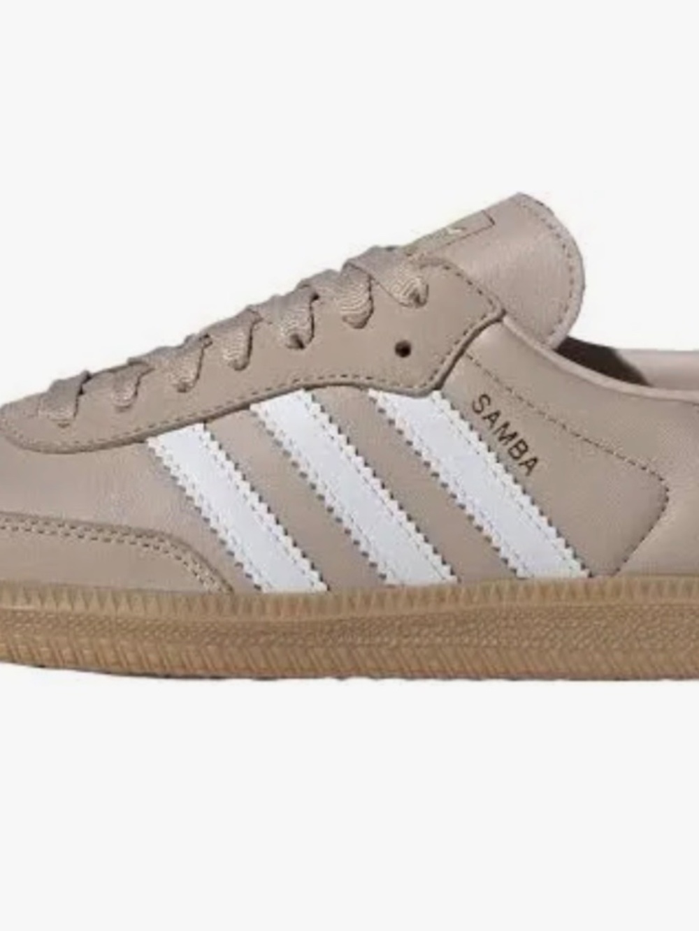Adidas Women Originals Samba OG Wonder Taupe Cloud White - Picture 6 of 6